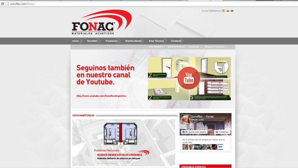 Revestimientos acústicos de calidad - Nuevos canales de comunicación