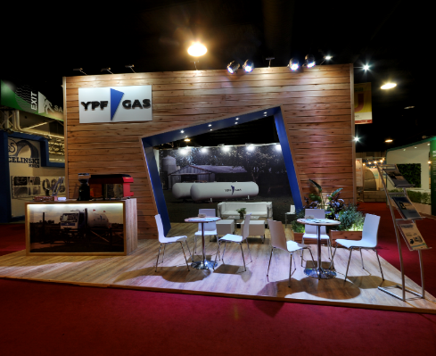 Diseño de Stands en Expo Avícola – YPF GAS – B+T Arquitectura
