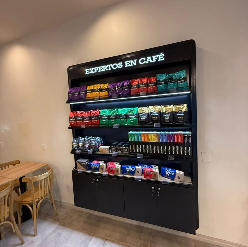 Exhibidores comerciales a medida