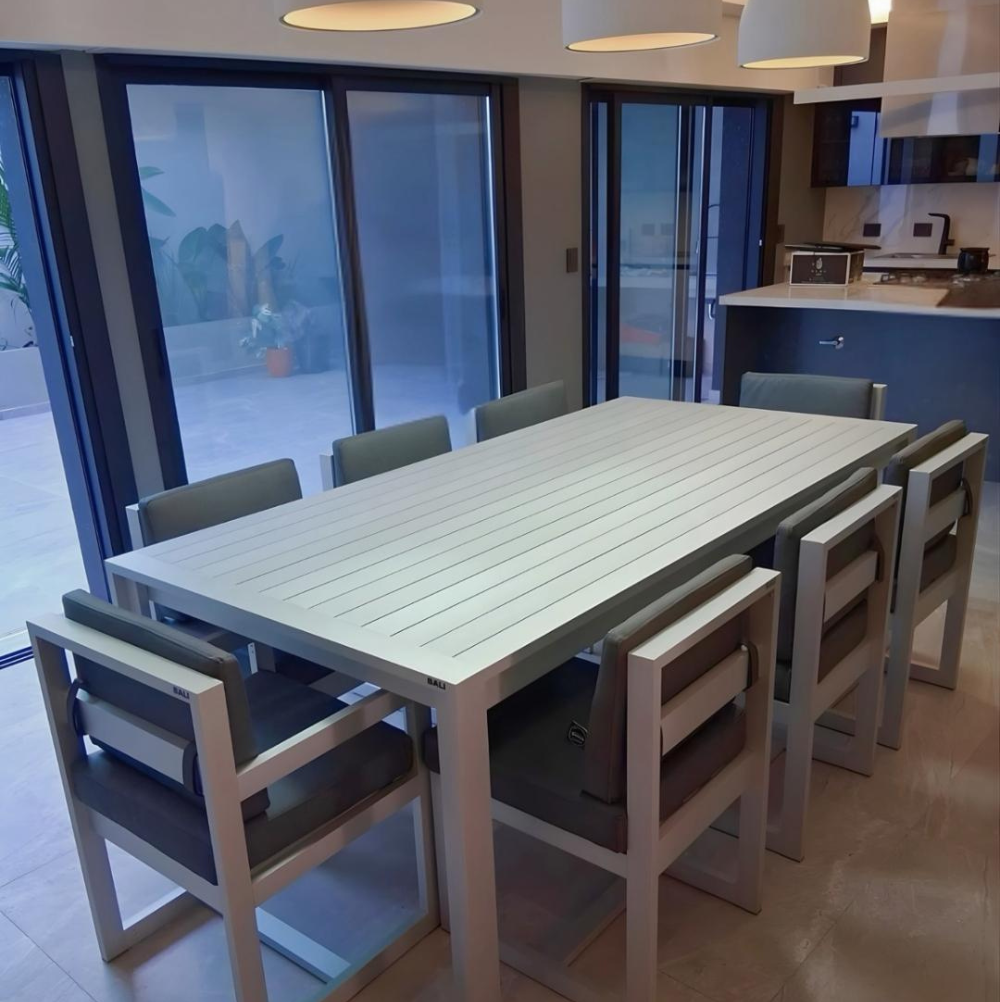 Muebles de exterior de aluminio