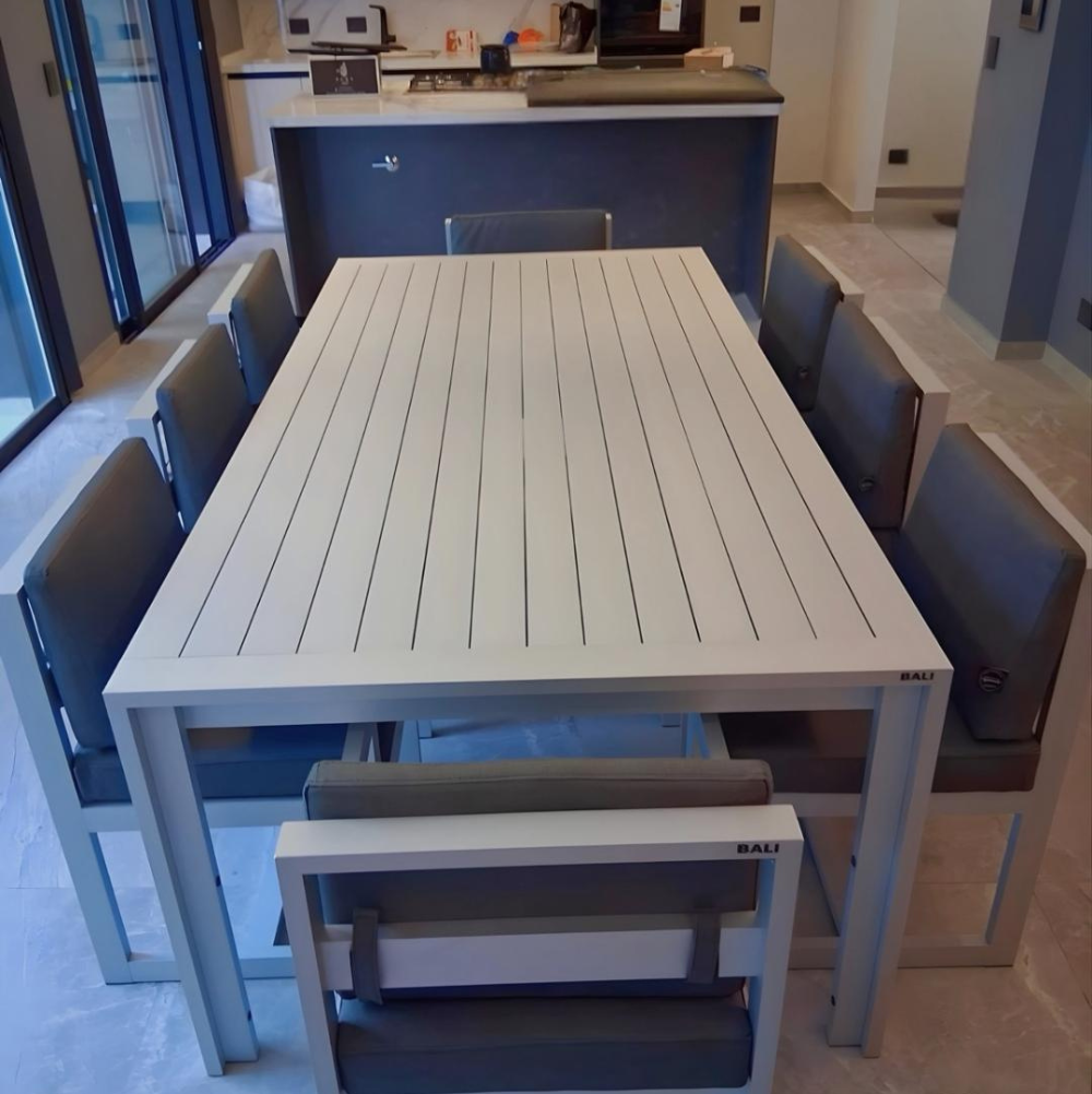 Muebles de exterior de aluminio